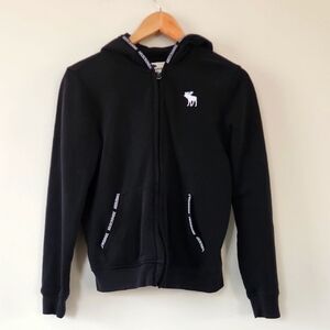 Abercrombie Black Zip-Up Hoodie
